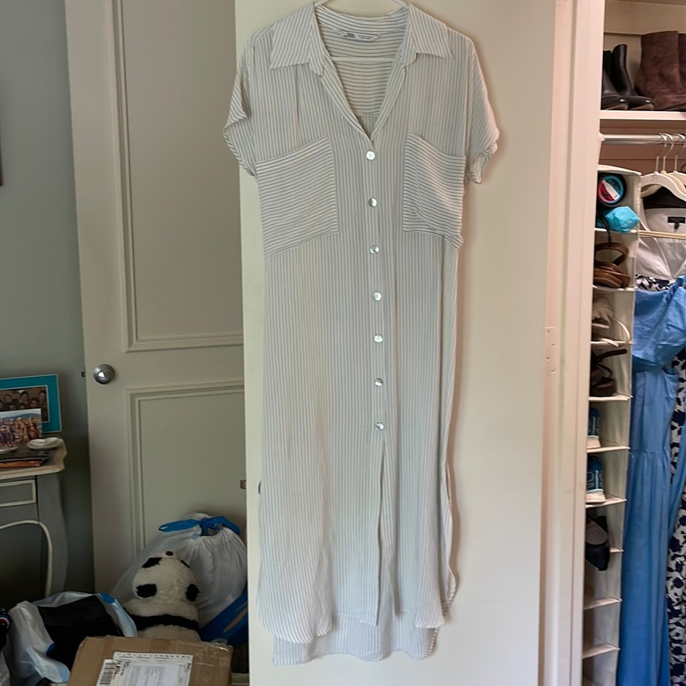 Striped Zara Midi Dress